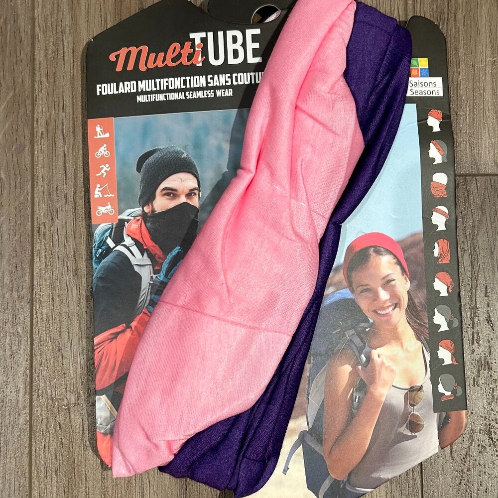 Multi-Tube Multifunctional Band | Balaclava, Headband, Headscarf, etc.